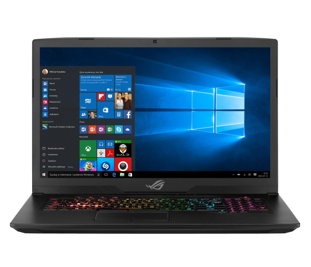 ASUS ROG Strix SCAR GL703GM i7-8750H/8G/1T/W10 - 434222 - zdjęcie 3